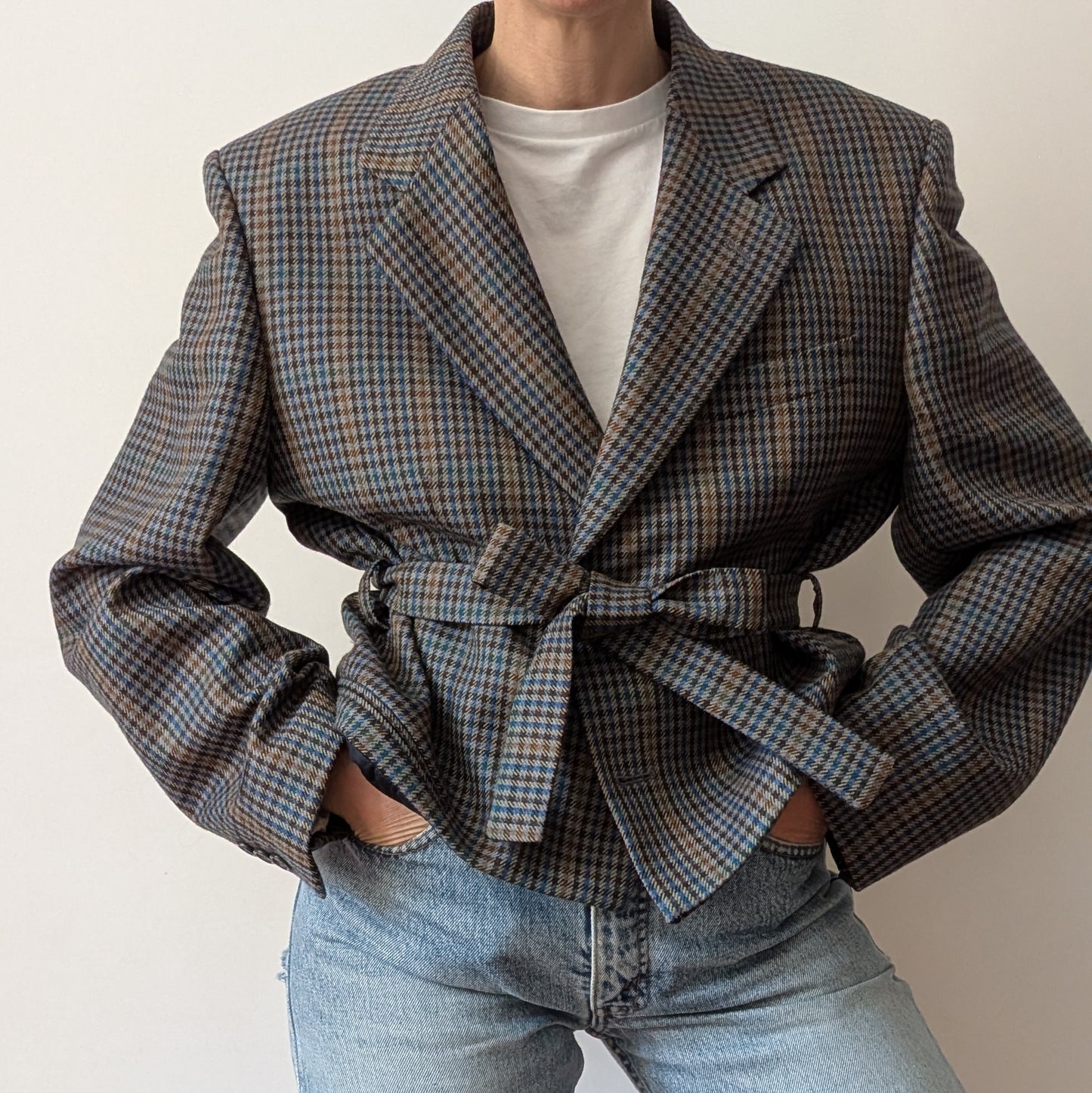 Cropped blazer #7