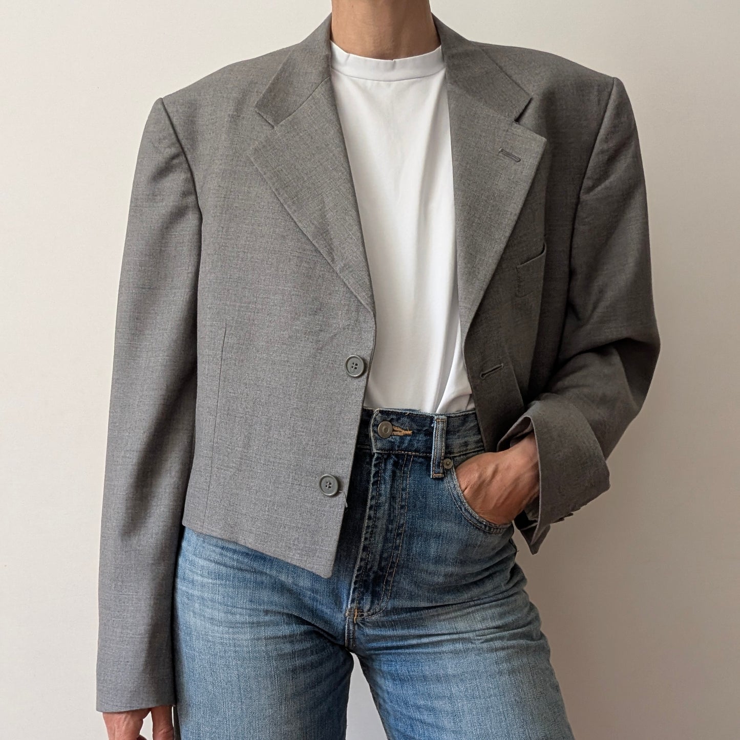 Cropped blazer #23