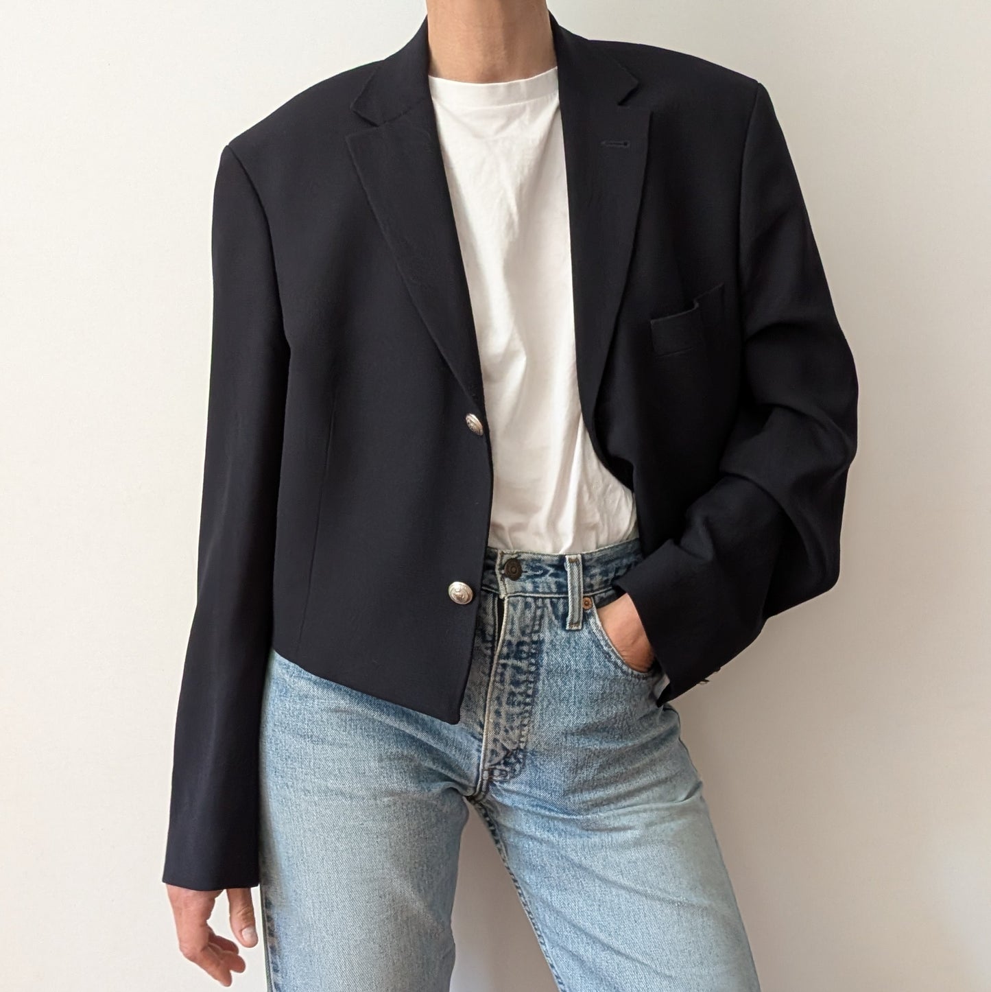 Cropped blazer #16