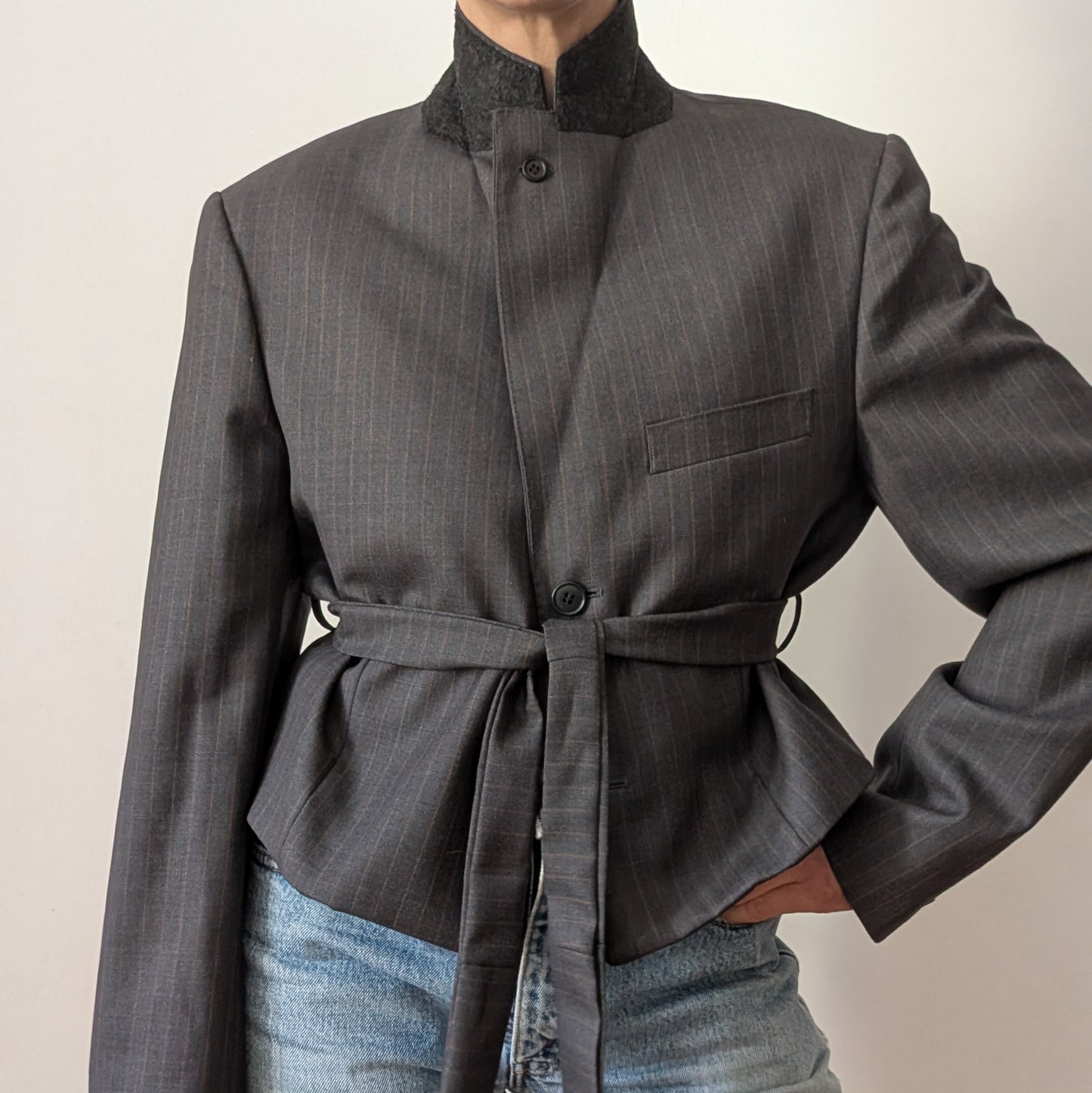 Cropped blazer #18