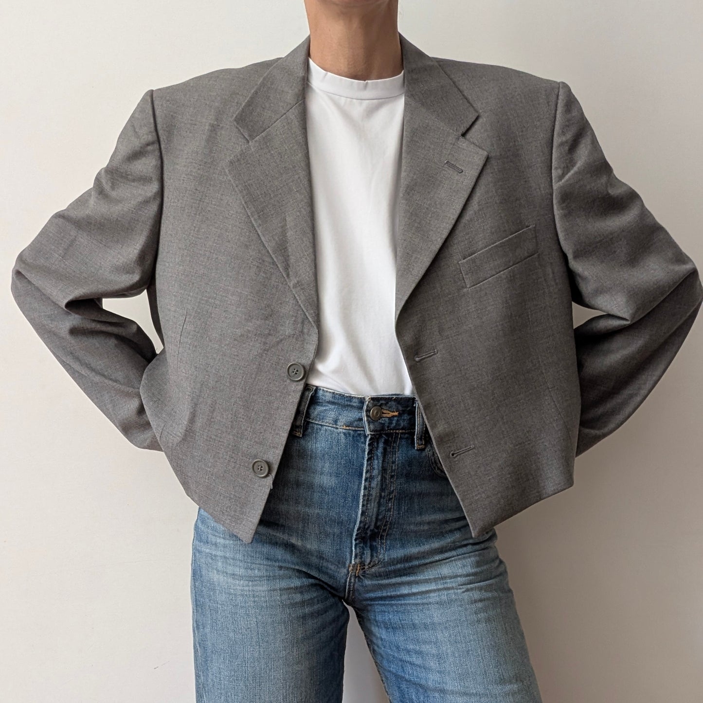 Cropped blazer #23