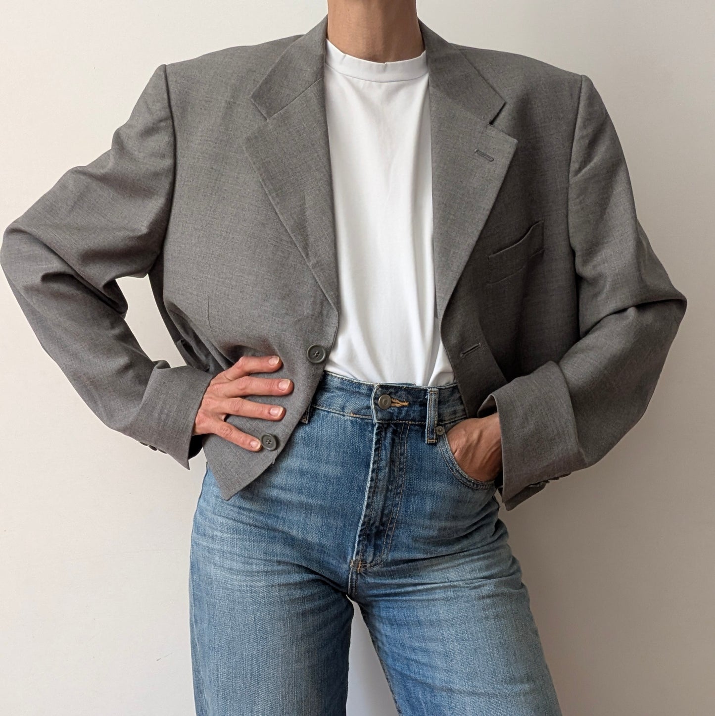 Cropped blazer #23