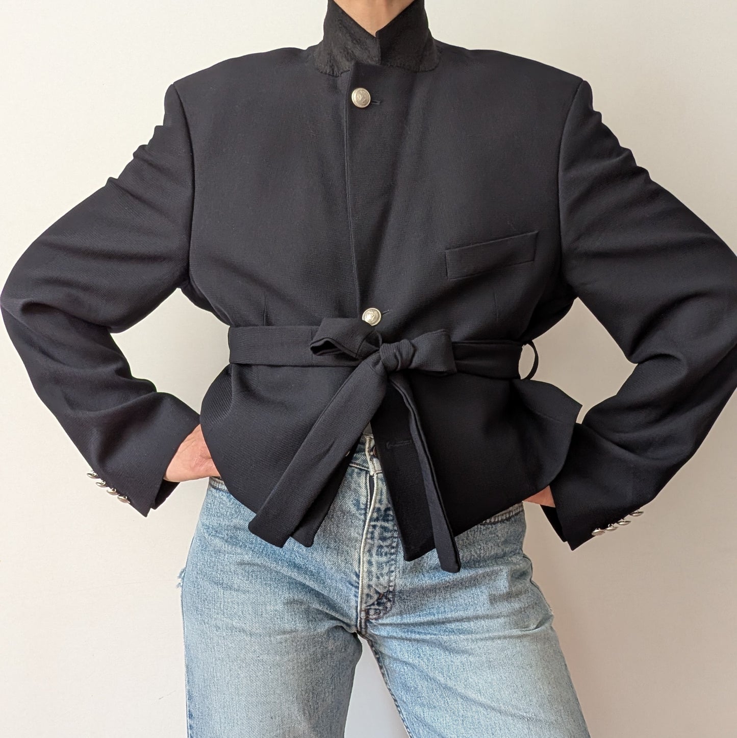 Cropped blazer #16
