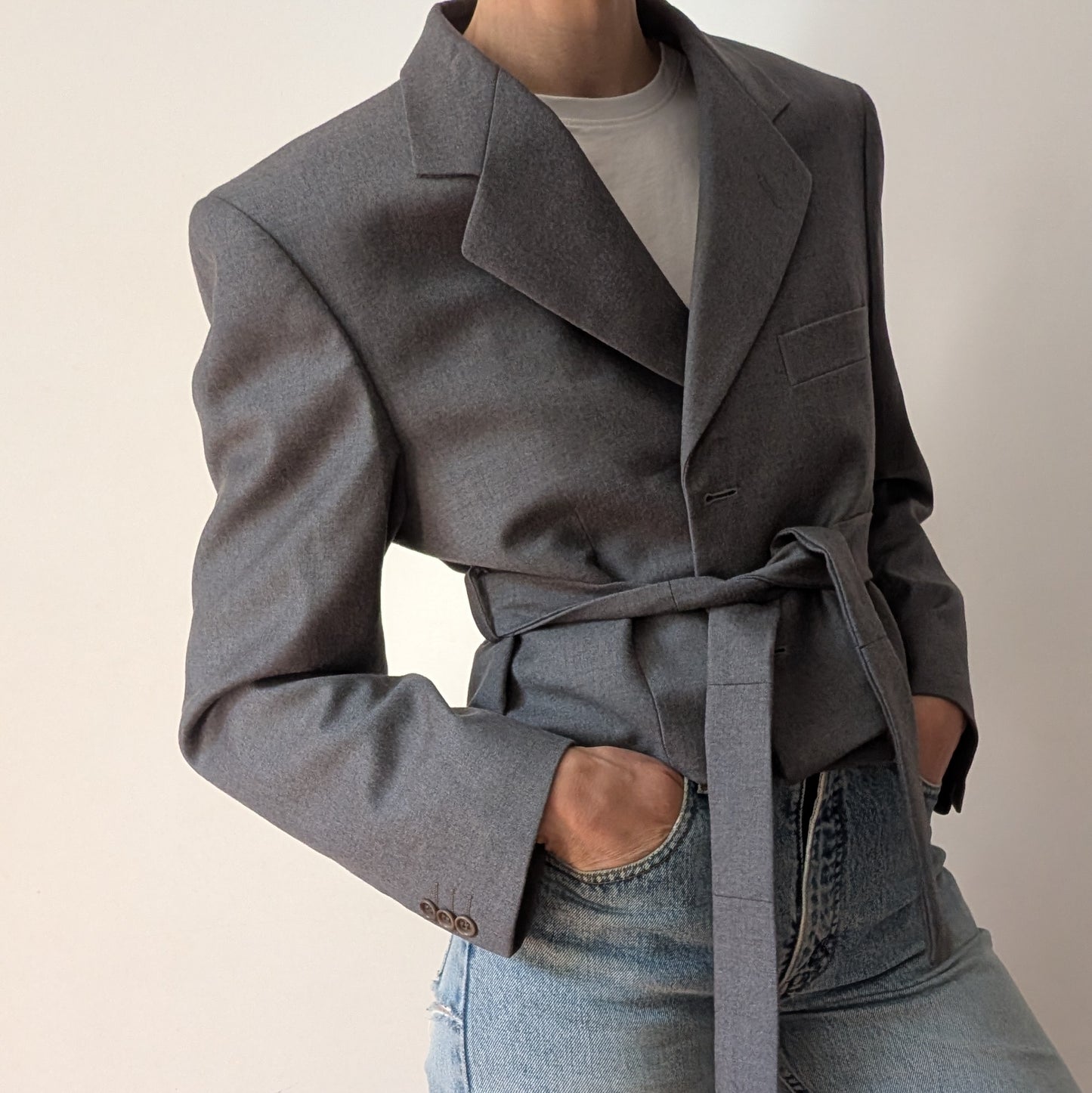 Cropped blazer #12