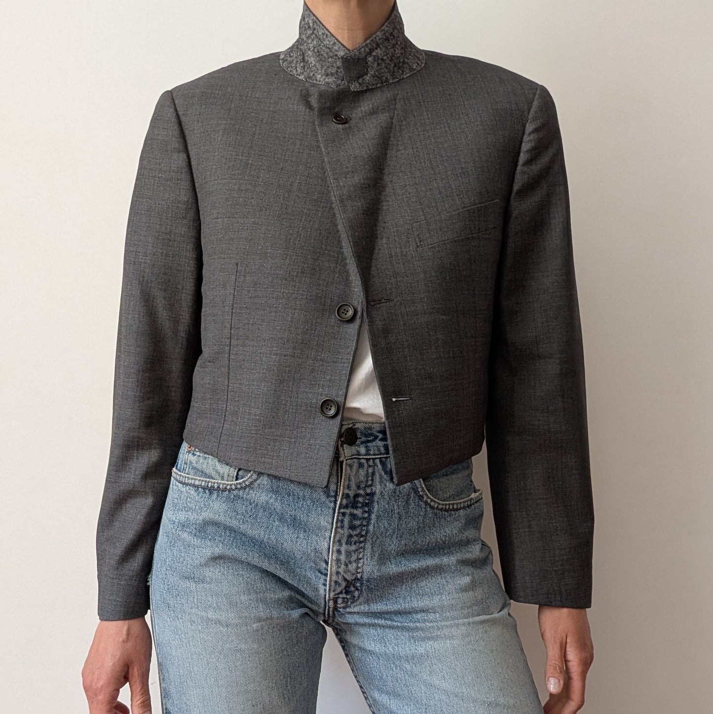 Cropped blazer #13