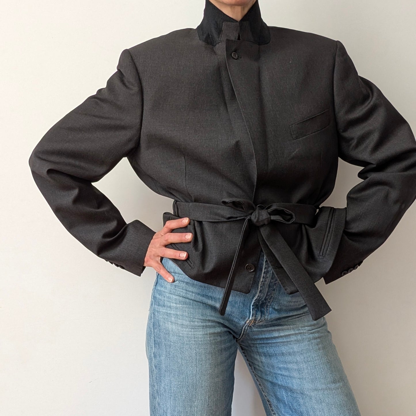 Cropped blazer #21