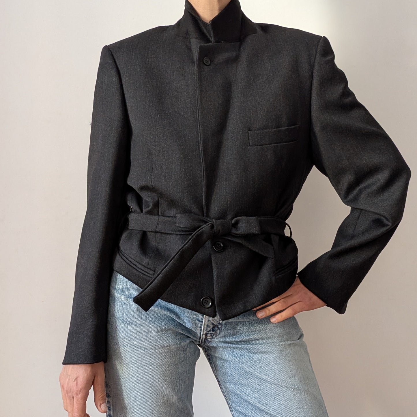 Cropped blazer #17