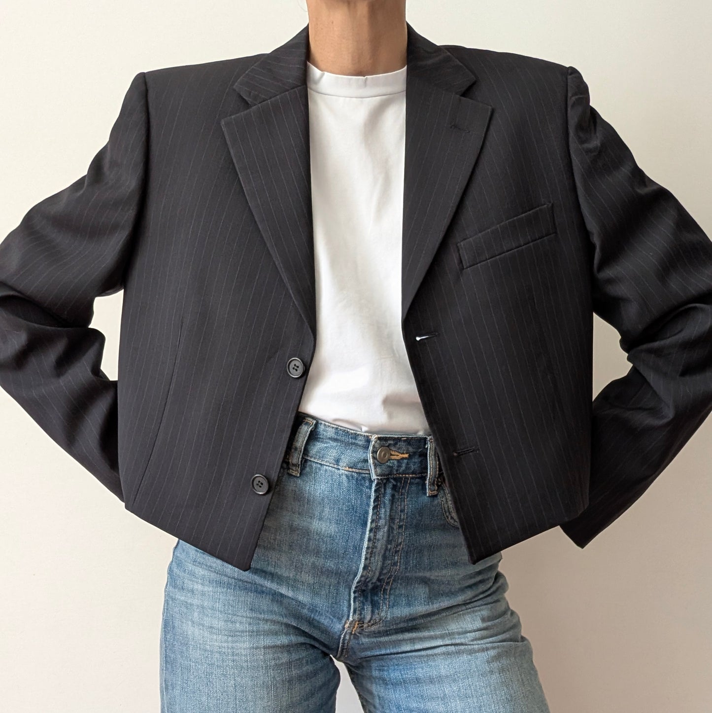 Cropped blazer #20