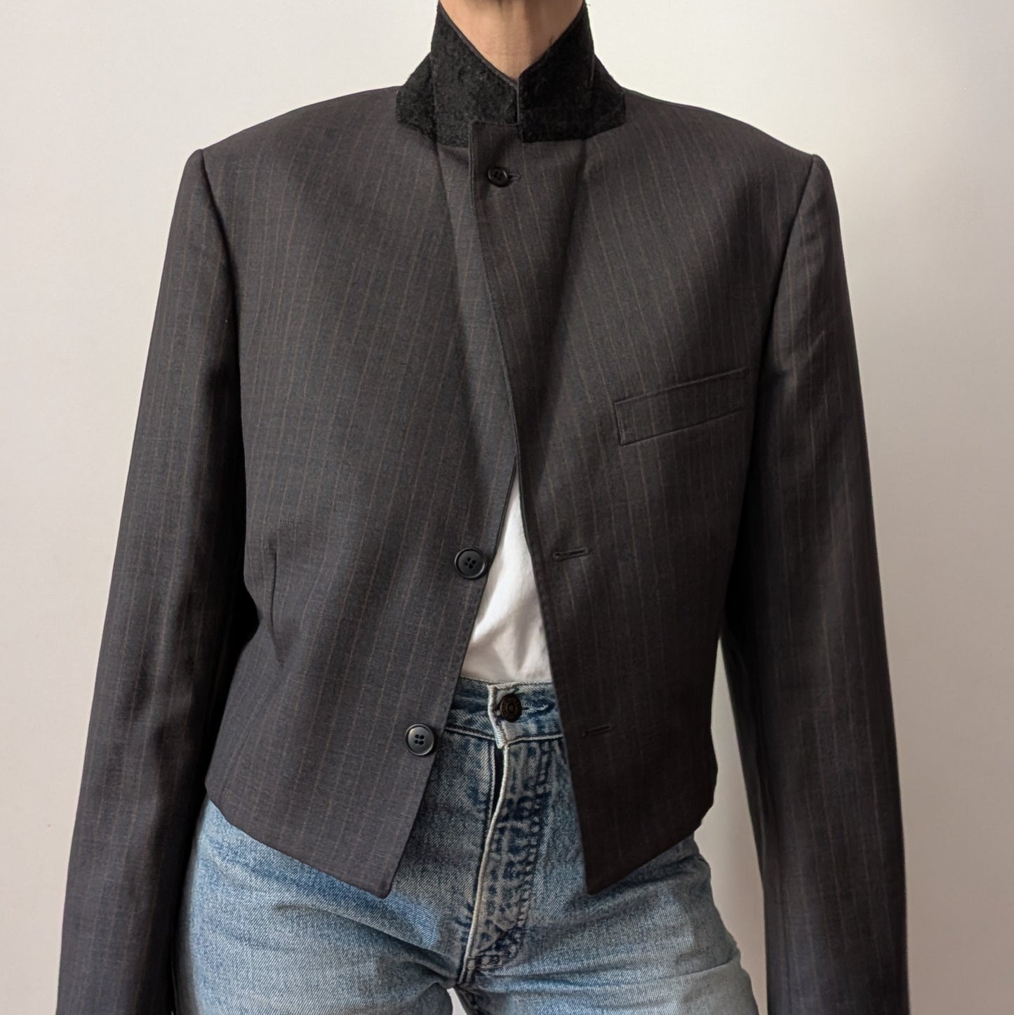 Cropped blazer #18