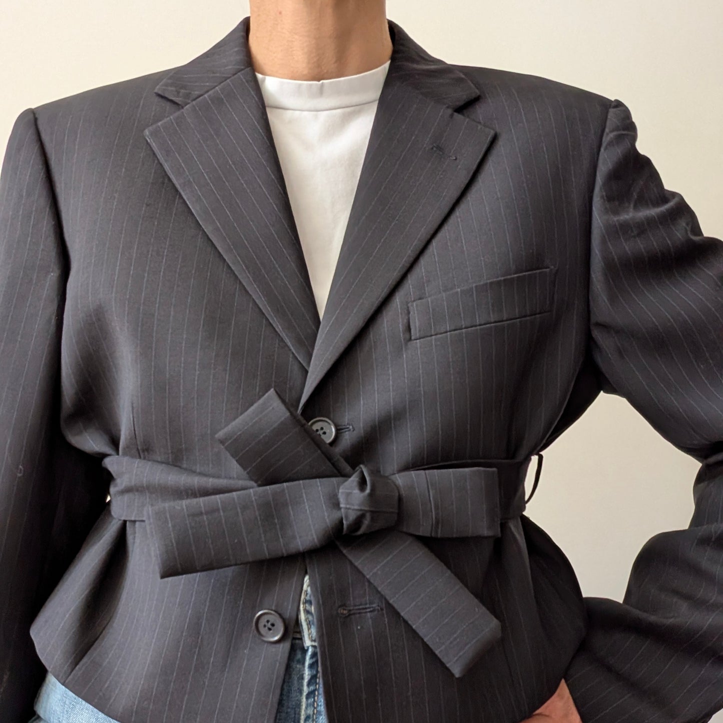 Cropped blazer #20